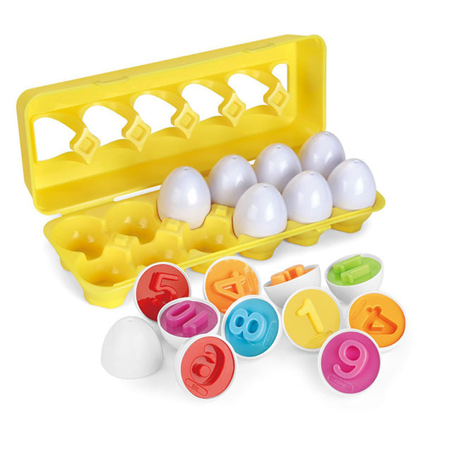 Baby Learning Color & Shapes Matching Egg Toy