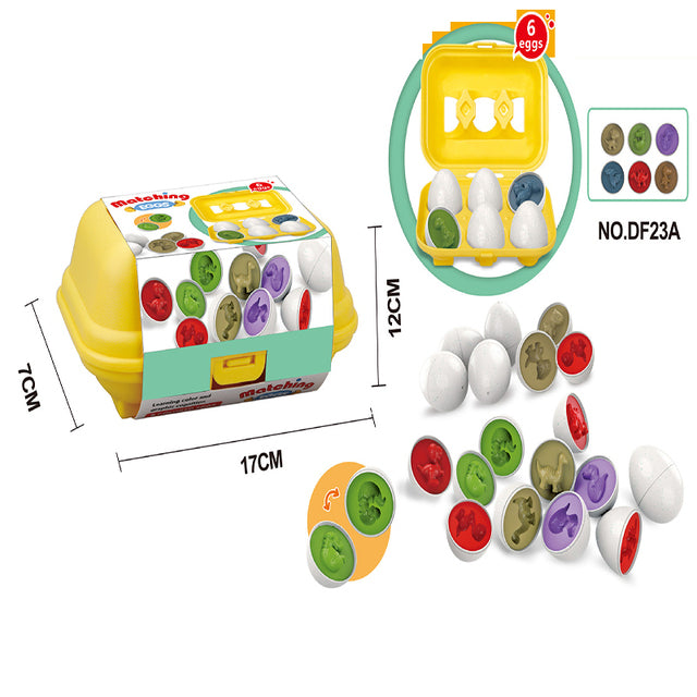 Baby Learning Color & Shapes Matching Egg Toy