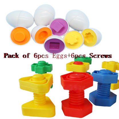 Baby Learning Color & Shapes Matching Egg Toy