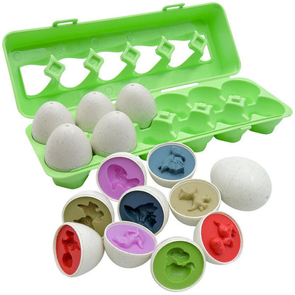 Baby Learning Color & Shapes Matching Egg Toy