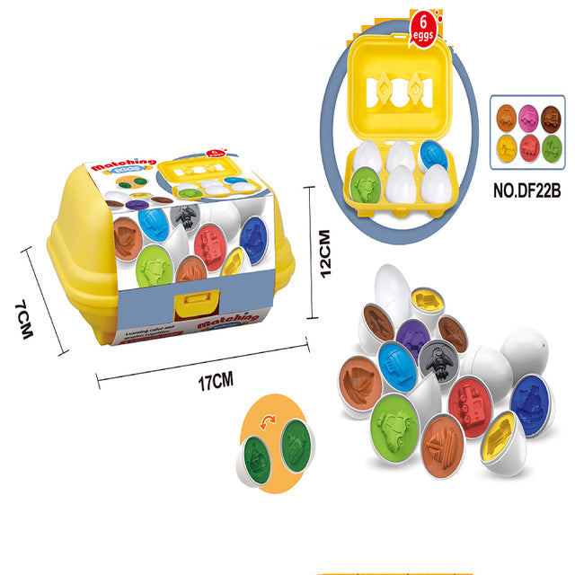 Baby Learning Color & Shapes Matching Egg Toy