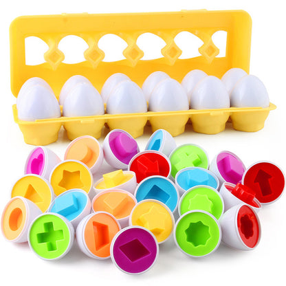 Baby Learning Color & Shapes Matching Egg Toy