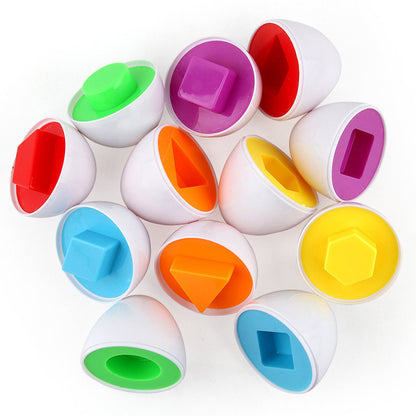 Baby Learning Color & Shapes Matching Egg Toy