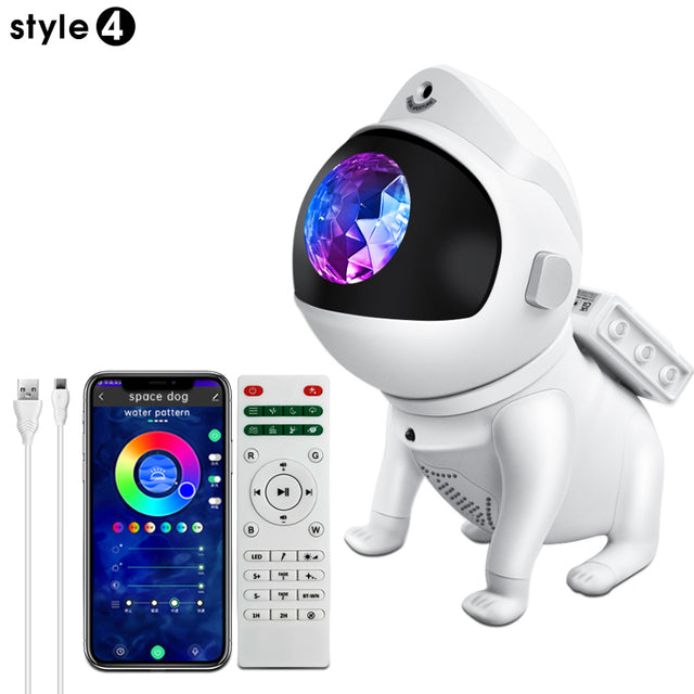 Astronaut Galaxy Night Light Stars Projector