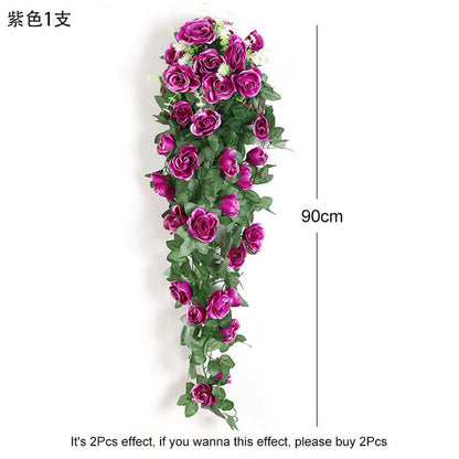 Vivid Artificial Hanging Orchid Bunch