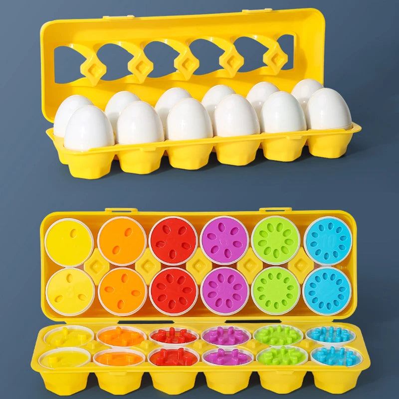 Baby Learning Color & Shapes Matching Egg Toy