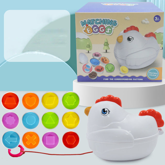 Baby Learning Color & Shapes Matching Egg Toy