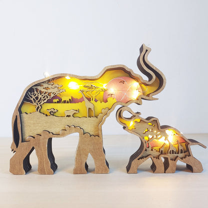 Wooden Animal Ornaments